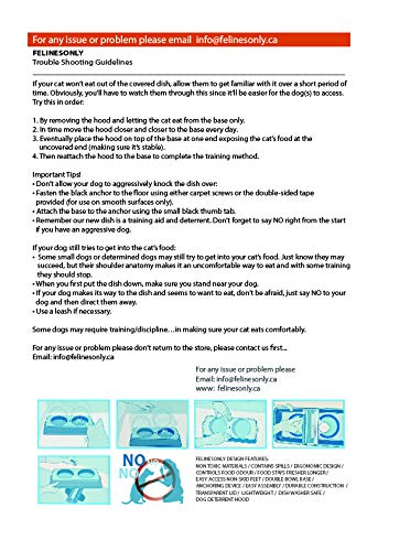 felines only cat dish