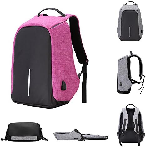 Jusefu Anti-theft With USB Charge Port ,Lightweight Outdoor Waterproof Travel Business Laptop Backpack College Backpack