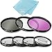 49mm 7PC Filter Set for Canon EOS M6, EOS M50, EOS M100 Mirrorless Digital Camera with EF 15-45mm Lens