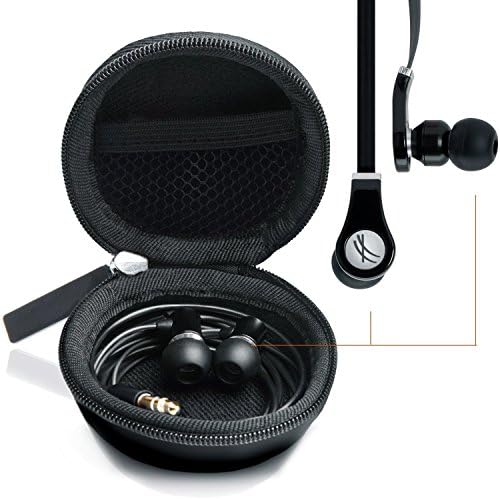 Fibonic Headphones - Noise Cancelling Earphones - Best Earbuds for Sport, Workouts, Exercise, Running -With durable Carry Case