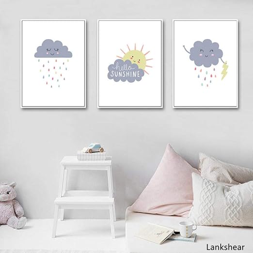 framed nursery prints