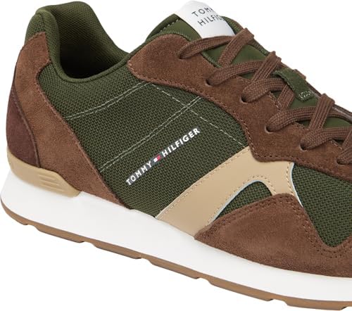 Runner Icon Mix Fm0fm05679 - Tenis Bajos para Hombre, Abeto ártico Verde, 44 EU