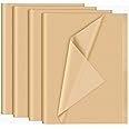 NEBURORA 120 Sheets Kraft Tissue Paper 14 x 20 Inches Brown Wrapping Tissue Paper Bulk Kraft Wrap Paper Sheets for Gift Bags Packaging Floral Filler Crafts Birthday Christmas Halloween Decor(Kraft)