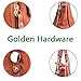 WISHESGEM Women Handbags PU Leather Tote Shoulder Bags Satchel Zipper Cross Body Bags Brown