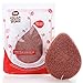MY Konjac Sponge All Natural Korean Fiber French Red Clay Facial Sponge. Excellent for Dry or Mature Skin. Halal, Leaping Bunny Cruelty Free and the Vegan Society Certified