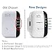 URANT 300M WiFi Extender, Wireless Repeater Booster High Gain Range Extender Hotspot Powerline Adapter with Ethernet Port Wall Plug Mini Router AP/Repeater Mode-2.4GHz