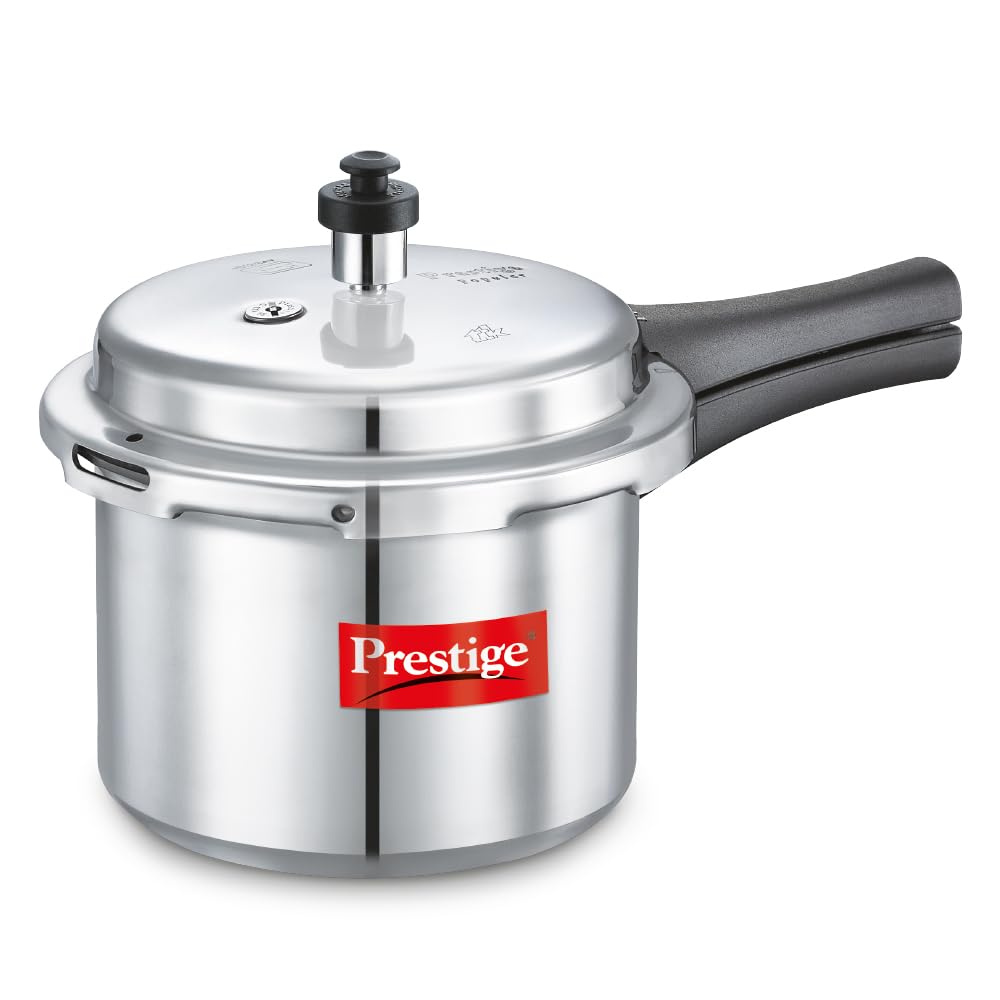 Photo 1 of Prestige PRP3 Pressure Cooker, 3 Liter, Silver, Aluminum