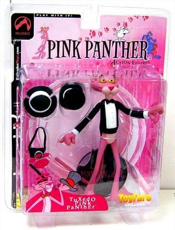 6 Toyfare Exclusive Pink Panther with Tuxedo Action Figure by Cartoons