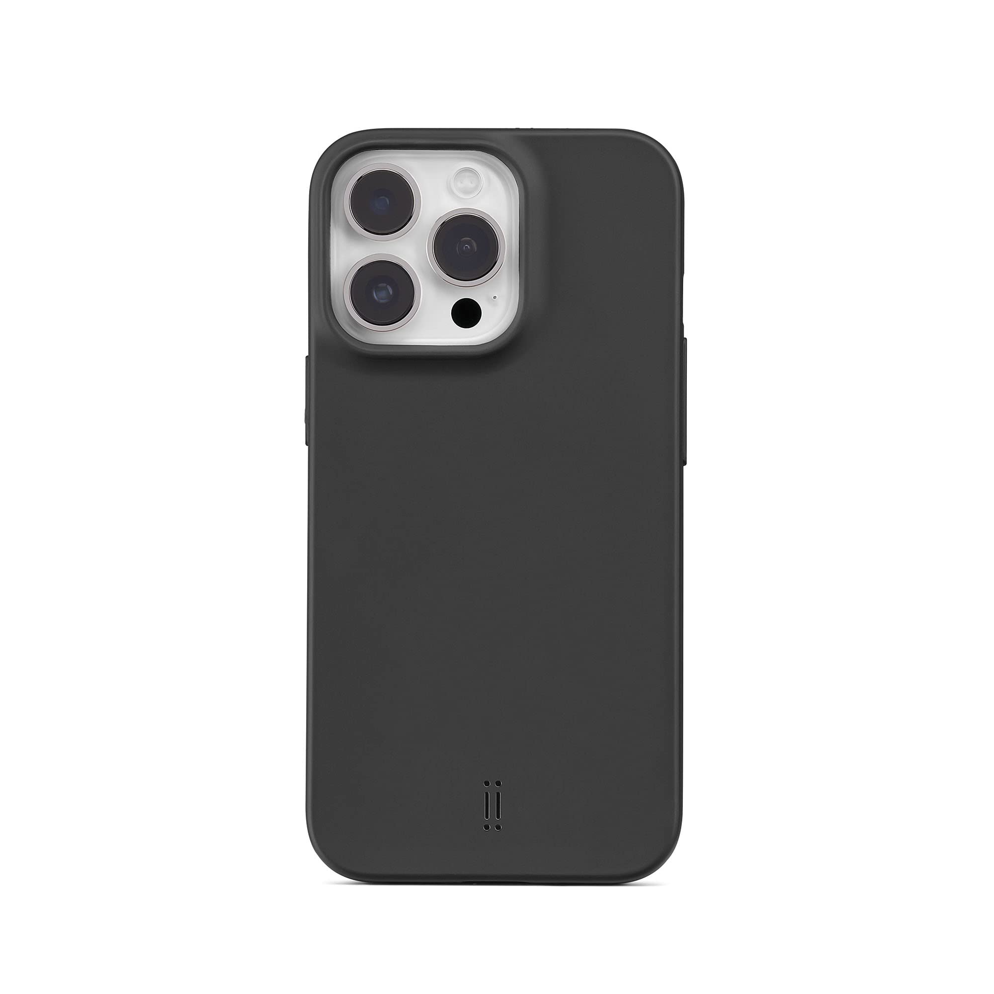 aiino Eco Case for iPhone 13 Pro Max, 100% Recycled Plastic Cover for iPhone 13 Pro Max, Ecosustainable, Anti-Scratch, Slim Profile, Protects Device and Planet, Black