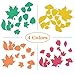 500PCS Thanksgiving Decorations Leaf Foam Stickers, Thanksgiving Decor Fall Maple Squirrels Acorns for Scrapbooking, Class, Placemats