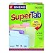 Smead SuperTab File Folder, Oversized 1/3-Cut Tab, Letter Size, Assorted Pastel Colors, 100 per Box (11961), Pack of 1