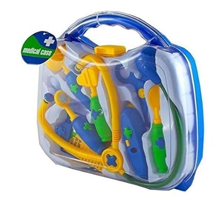 Childrens Kids Medical Case Kit Set Doctor Nurse Dress Up Role Play Fun Toy Gift