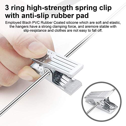 Fayleeko Velvet Skirt Hangers Clothes with Clips Ultra Thin Non Slip 20 Pack Velvet Pants Hangers Space Saving Clothing Hanger