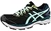 ASICS Women's GT-2000 4 Running Shoe, Black/Pool Blue/Flash Yellow, 8 M US