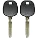 QualityKeylessPlus Two Replacement Transponder G Chip Keys for Toyota Models with Part Number TOY44GPT