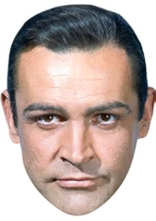 007 JAMES BOND SEAN CONNERY LATEX MASK Fancy Dress Costume Full ...