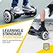 Swagtron 80668-5 T5 Entry Level Hoverboard for Kids and Young Adults; Optional Learning Mode (White)