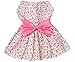 Petroom Elegant Floral Puppy Dog Dress, Sundress Vest Shirt for Small Dogs Cats,Pink M