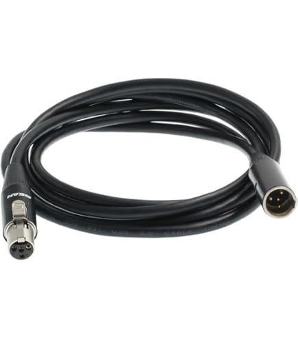 Amazon.com: SZRMCC Mini XLR 4 Pin TA4M Male to TA4F Female Audio