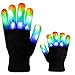 HITOP MAGIFIRE Flashing Colorful LED Light Up Show Gloves, Novelty (Kids, Whole Fingers)