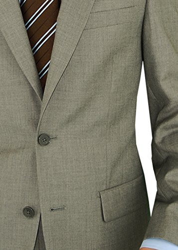 image for GN GIORGIO NAPOLI Presidential Men's 2 Button Suit Separate Coat Blaze