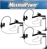 MaximalPower RHF 617-1N X3 3.5mm Receiver/Listen Only Surveillance Headset Earpiece, 3 Pack