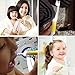 Children Sonic Electric Toothbrush LED Light Kids Sonic Toothbrush Smart Reminder Baby Toothbrush 618 Toddler Toothbrush with Extra 2 Replaceable Brush Heads for 2-10 Kid (Light Green)
