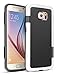 TILL for Galaxy S6 Case, TILL(TM) 3 Color Hybrid Dual Layer Shockproof Case Extra Front Raised Lip Soft TPU & Hard PC Bumper Protective Case Cover for Samsung Galaxy S6 G9200 GS6 (Black/White)