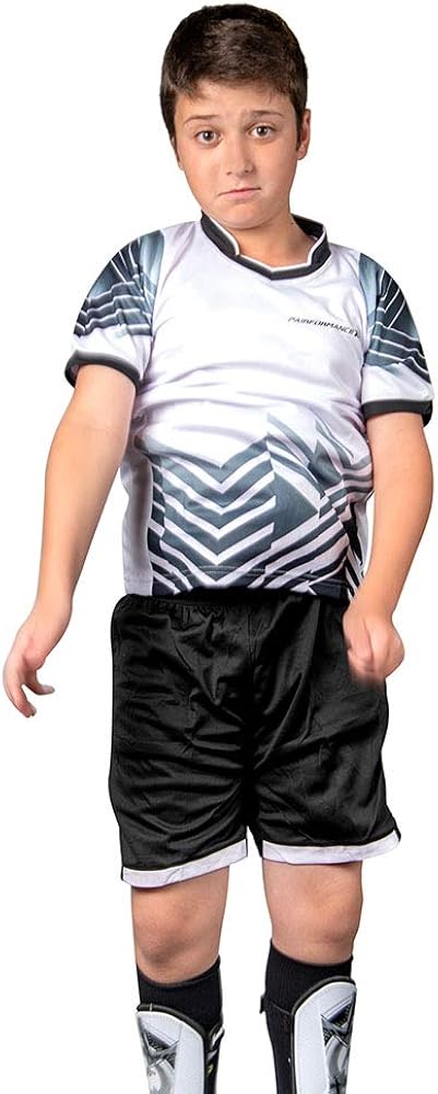 PAIRFORMANCE Boys' Soccer Jerseys Sports Team Training Uniform Age 4-12 Boys-Girls Youth Shirts and Shorts Set Indoor Soccer.: Clothing
