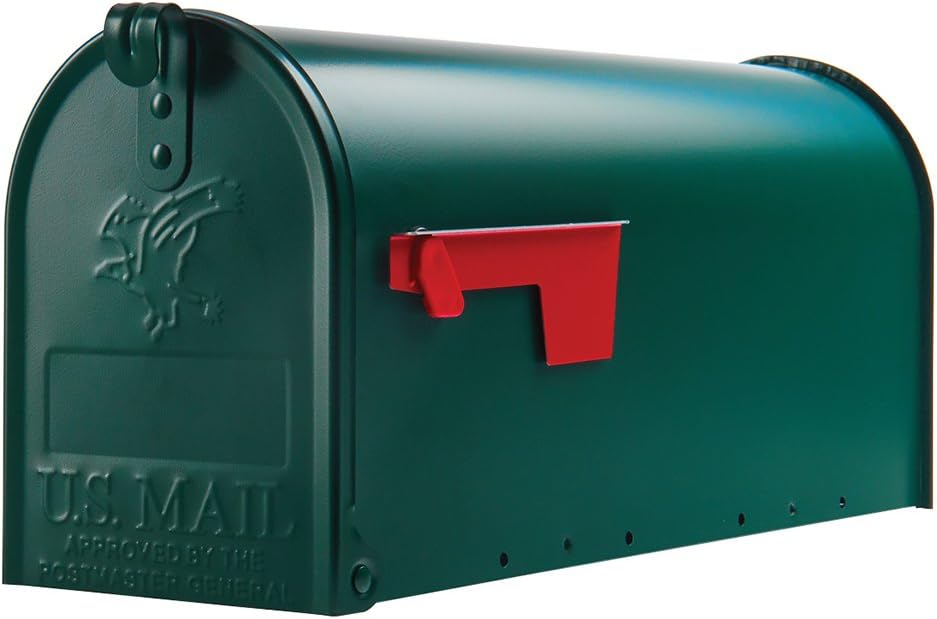 Original U.S. Mailbox - Elite - Stahl Briefkasten grün T1