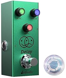 Sofadio Delay Guitar Pedal, True Bypass DC 9V Mini