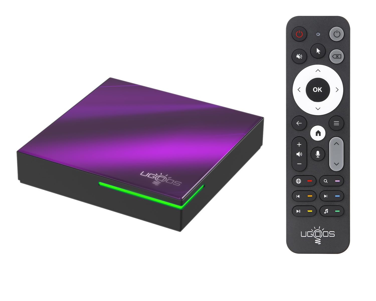 Photo 1 of Ugoos SK4 TV Box Android 14.0 Amlogic S905x5M-J 4GB RAM 64GB ROM 2.4G/5G Dual WiFi Ethernet 100M USB 2.0 BT5.4 Support AV1 VP9 H.265 4K HDR Box