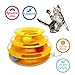 Pet Craft Supply Interactive Cat & Kitten Three Layer Colorful Track Ball Tower Fun Mental Stimulation Physical Exercise Puzzle Cat Toys
