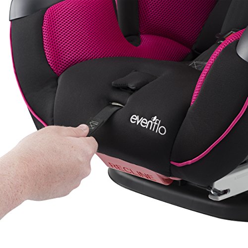 Evenflo Symphony Elite All-in-One Convertible Car Seat, Raspberry Sorbet