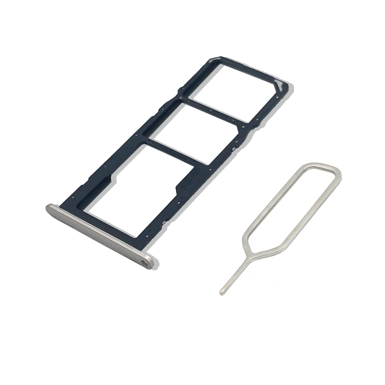Eonpam Original DUAL SIM Card Slot Tray Holder Replacement for (Huawei P Smart 2021) Incl SIM Pin (Golden)