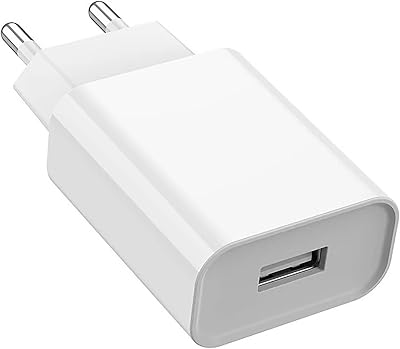Pipestation EU 2 Pin to USB Travel Adapter Charger with USB Port