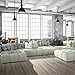 Cali Bamboo - Solid T&G Wide Bamboo Flooring, Boardwalk Gray, Hand Scraped - Sample Size 8