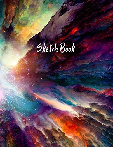 Sketch Book: Notebook for Drawing, Writing, Painting, Sketching or Doodling, 110 Pages, 8.5x11 (Premium Abstract Cover vol.49)