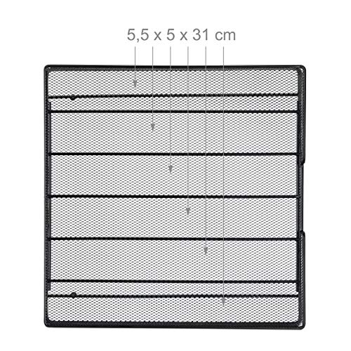 Relaxdays Kapselhalter für 36 Dolce Gusto Kaffeekapseln, rutschfeste Kapselschublade, Metall, HBT: 8x33,5x32 cm, schwarz… – Bild 6