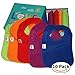 BEST Baby Teething Bibs With Snaps Closure Waterproof 100% Terry Cotton Colorful Dribble & Teething Unique Drooler Bibs Set (Bibs Waterproof 10-Pack (With Gift Box))