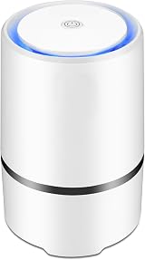 JINPUS Air Purifier True HEPA Filter 360° Purification 51-150 m³/h USB Cable