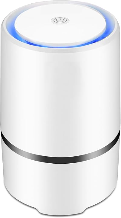 JINPUS Air Purifier True HEPA Filter 360° Purification 51-150 m³/h USB Cable