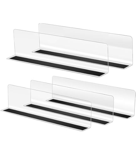 PATIKIL 8 Pack Séparateurs D'étagères Pour L'organisation