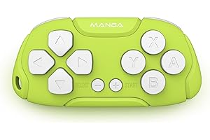 Manba Mini Wireless Controller, Remote for Switch/OLED, Windows,MacOS and Android with Cable and Strap,Designed for Classic G