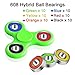 EAONE 60 Pieces 608 Hybrid Ball Bearings for Tri-Spinner Fidget Spinner Toy, Double Shielded