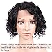 WIGNEE Short Bob Lace Front Curly Wigs 100% Brazilian Human Hair Side Part Fashion Glueless Natural Wave Lace Wigs (Lace front short curly bob)