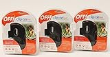 Off! Clip on Mosquito Repellent Fan - Black Pack of 3