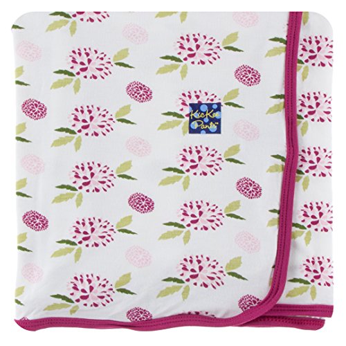 Kickee Pants Print Swaddling Blanket, Natural Marigold