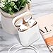 [2 Set] SHARKSBox Dust Guard for AirPods 2 Wireless Charging Case[Lifetime Replacements]Protect AirPods from Iron/Metal Shavings [Easy to Install] Upgrade Ultra Thin AirPods Dust-Proof Film-Rose Gold