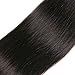 Brazilian Straight Hair With Closure 3 Bundles Unprocessed Virgin Human Hair Bundles With Lace Closure Three Part Hair Extensions Natural Color (24 26 28+22Three part)